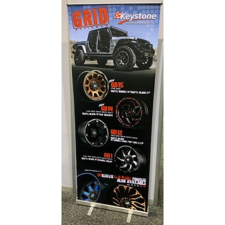 Grid Wheels 2020 Grid Off Road Wheel RollUp Banner 2020BANNER
